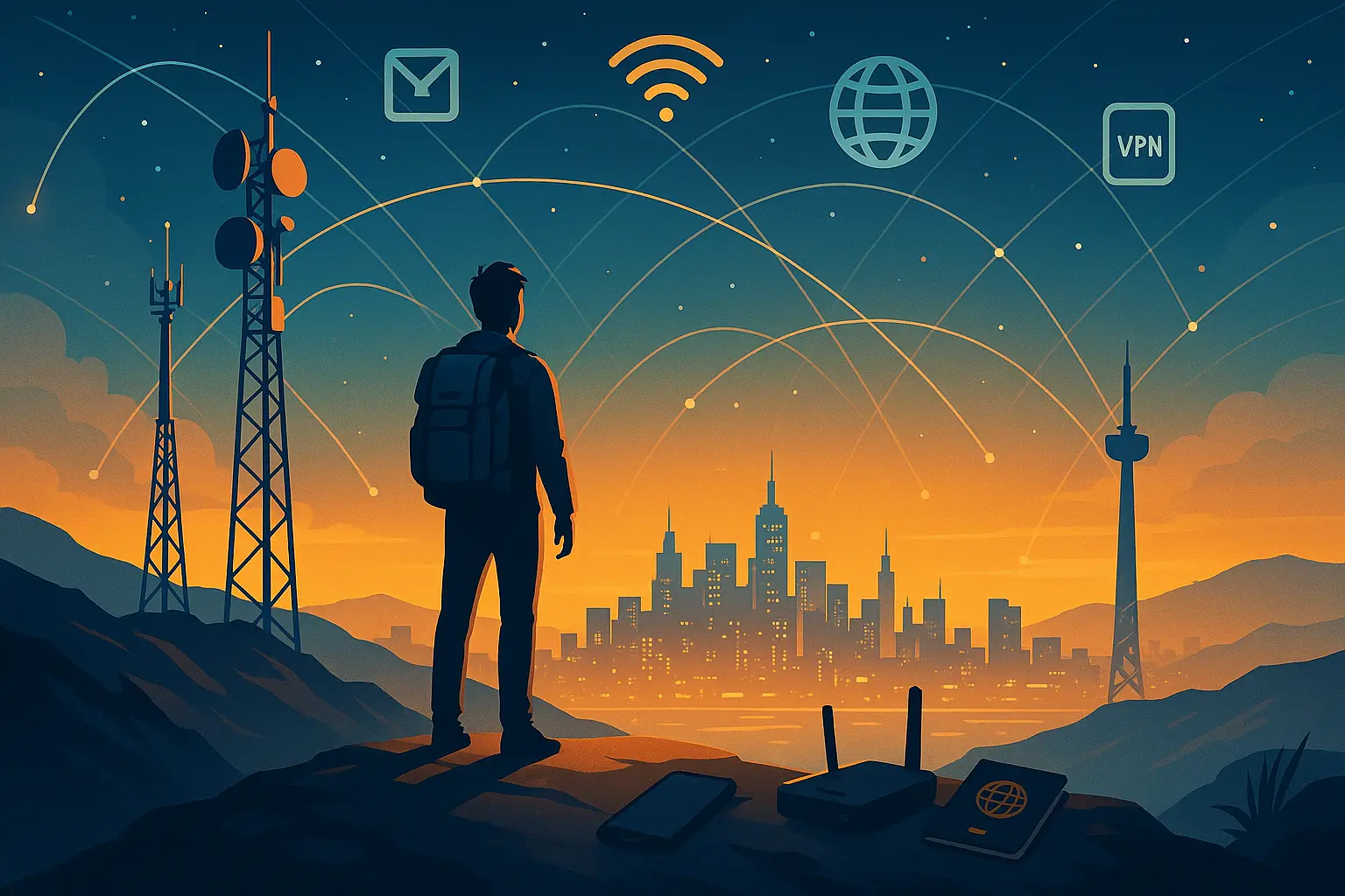 The Nomad’s Code Mastering eSIM, Internet, and VPN for Life Without Borders